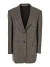Tagliatore Single Breasted Blazer In Black