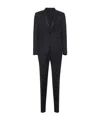 Tagliatore Single-breasted Blazer And Trousers In Black