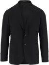 Tagliatore Single-breasted Blazer In Black
