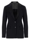 Tagliatore Single-breasted Blazer In Black