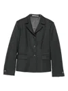 Tagliatore Single-breasted Blazer In Black