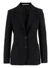 Tagliatore Single-breasted Blazer In Black