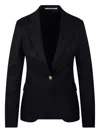 Tagliatore Single-breasted Blazer In Black