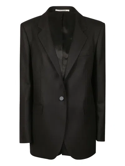 Tagliatore Single-breasted Blazer In Black