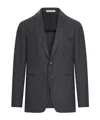 Tagliatore Single-breasted Blazer In Black
