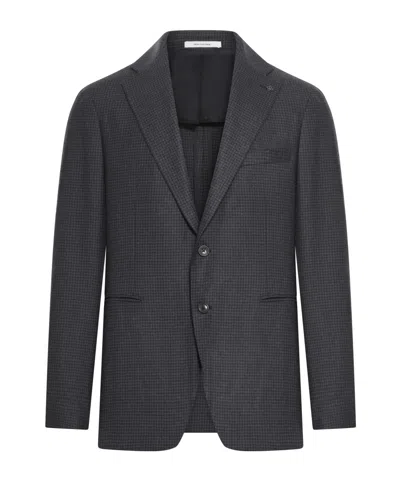 Tagliatore Single-breasted Blazer In Black