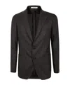 Tagliatore Man Single Breast Jacket In Black