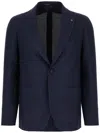 Tagliatore Classic Two-button Montecarlo Blazer In Blue