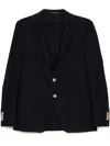 Tagliatore Single-breasted Blazer In Blue