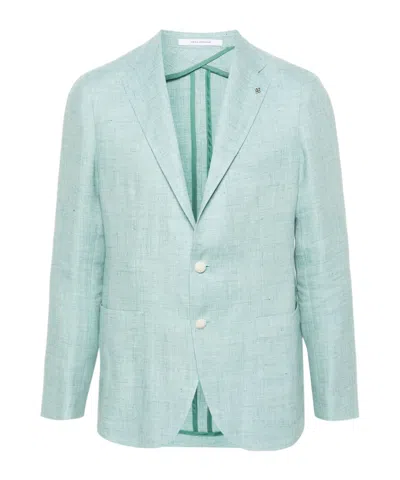 TAGLIATORE TAGLIATORE NOTCHED-LAPELS SINGLE-BREASTED BLAZER