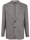 Tagliatore Single Breasted Blazer Clothing In Dove Grey