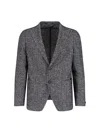 Tagliatore Tailored Suit Jacket Notch Lapel In Gray