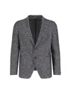 Tagliatore Tailored Suit Jacket Notch Lapel In Gray