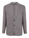 Tagliatore Single Breasted Blazer Clothing In Grey
