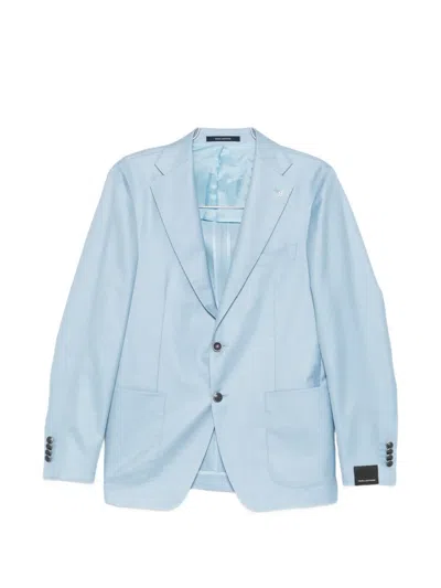 Tagliatore Single-breasted Blazer In Multi