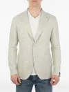 Tagliatore Single-breasted Blazer In Gray