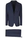 Tagliatore Blue Tailored Suit In Blue