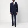 Tagliatore Tailored Single Breasted Wool Suit In Blue