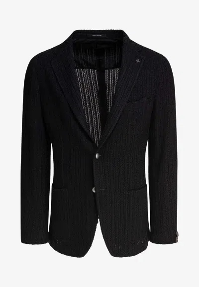 TAGLIATORE SINGLE-BREASTED BUTTONED BLAZER
