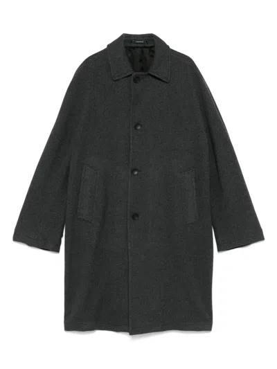 Tagliatore Single-breasted Coat In Gray