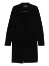 Tagliatore Single-breasted Coat In Black