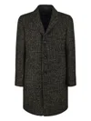 Tagliatore Single-breasted Coat In Black