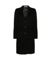 Tagliatore Single-breasted Coat In Black