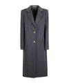 Tagliatore Single Breasted Coat In Blue