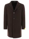 Tagliatore Wool And Cashmere Coat Coats Brown