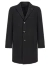 Tagliatore Single-breasted Coat Featuring Back Vent