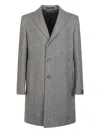 Tagliatore Single-breasted Coat In Gray