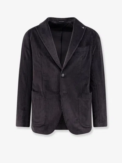 Tagliatore Single-breasted Corduroy Blazer In Blue