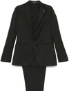 Tagliatore Single-breasted Dress In Black  