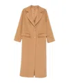Tagliatore Flap-pocket Button-fastening Coat In Nude