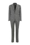 TAGLIATORE SINGLE-BREASTED GRAY WOOL SUIT