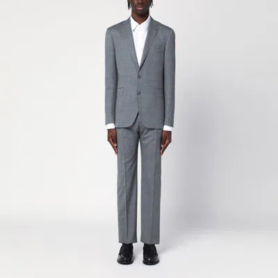 TAGLIATORE TAGLIATORE  SINGLE-BREASTED GREY WOOL SUIT