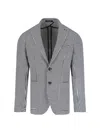 Tagliatore Houndstooth Blazer Long Sleeves In White