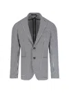 Tagliatore Houndstooth Blazer Long Sleeves In White