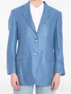 Tagliatore Single-breasted Jacket In Blue