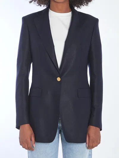 Tagliatore Single-breasted Jacket In Blue