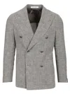 Tagliatore Single-breasted Jacket Jackets Grey