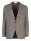 Tagliatore Single-breasted Two-button Jacket In Gray