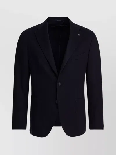 Tagliatore Single Breasted Jacket Notch Lapel Design In Neutral