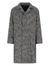 Tagliatore Black Single-breasted Coats In Black  
