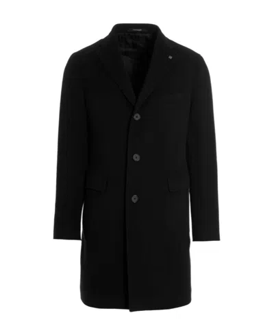 TAGLIATORE SINGLE-BREASTED MIDI COAT