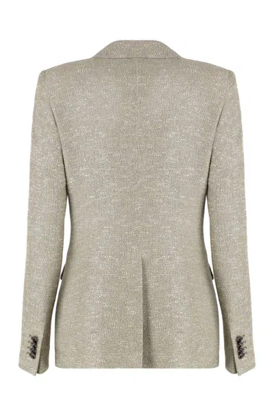TAGLIATORE TAGLIATORE SINGLE-BREASTED ONE BUTTON JACKET