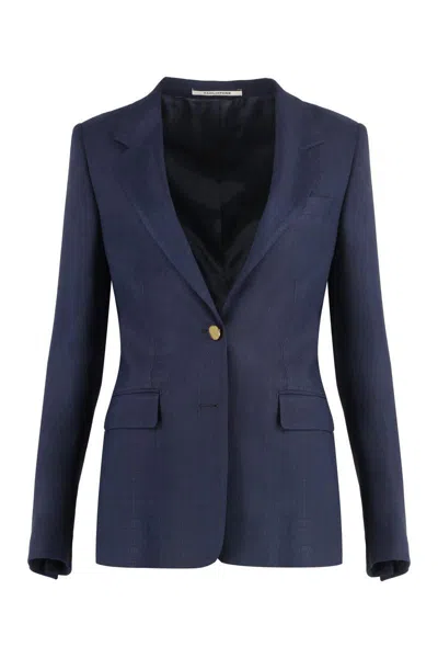 TAGLIATORE TAGLIATORE SINGLE-BREASTED ONE BUTTON JACKET