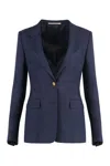 Tagliatore Tory Burch Single Button Blazer Jacket In Blue