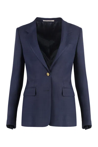 TAGLIATORE SINGLE-BREASTED ONE BUTTON JACKET