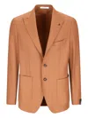 Tagliatore Single-breasted Patch-pocket Jacket In Blue